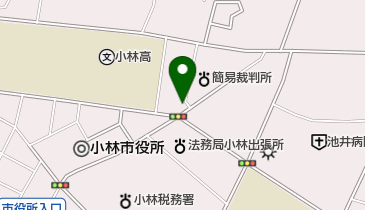 スピードカラー小林の地図画像