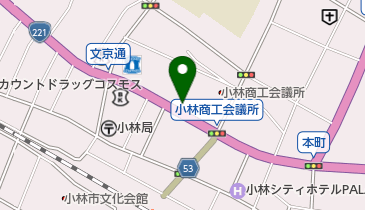 メガネの光学堂本店の地図画像