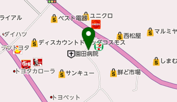 つつみ薬局の地図画像