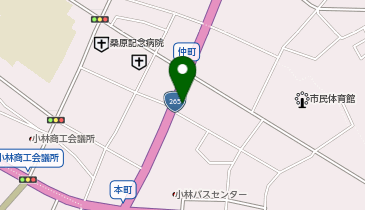 ヤング理容の地図画像