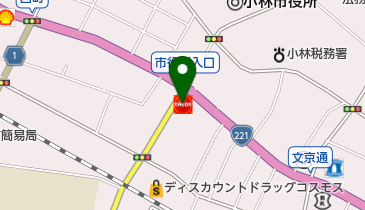 ようがい理容店の地図画像