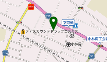 ラッキー理容所の地図画像