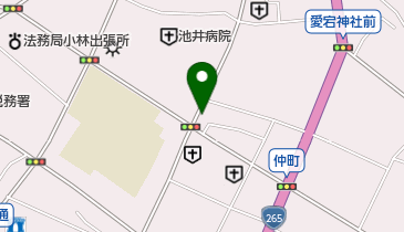 早田理容所の地図画像