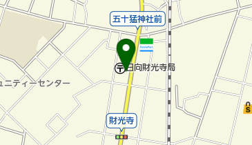 でんきのサンロード財光寺店の地図画像