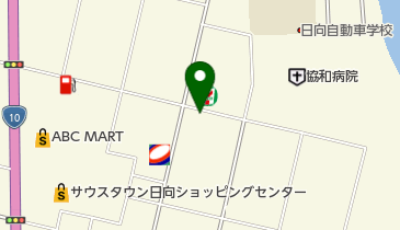 有限会社川野モータース日向の地図画像