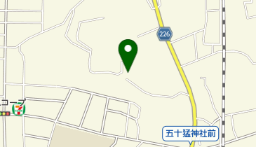 本山定善寺の地図画像
