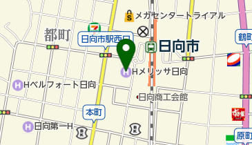 上日向タクシー株式会社の地図画像