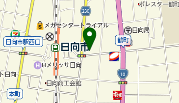 ひまわり薬局日向の地図画像