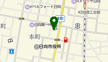 宮銀リース株式会社 日向営業所の地図画像