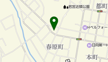 かい理容所の地図画像