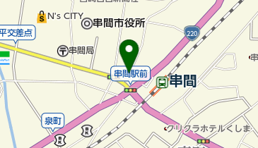 ナショナル美容室の地図画像