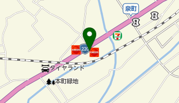 よしだ理容所の地図画像