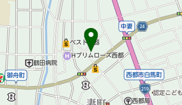 有限会社福田酒店の地図画像