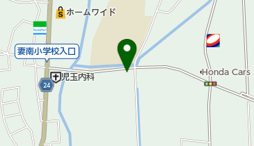 甲斐理容店の地図画像