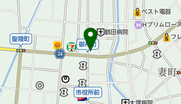 きうら理容室の地図画像