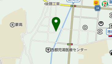 ユキザキ理容室の地図画像