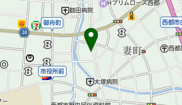鳥八西都の地図画像
