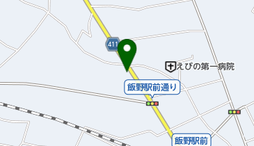 尾崎クリーニング店の地図画像