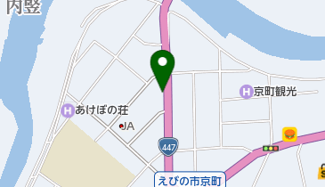 田之上精肉店の地図画像