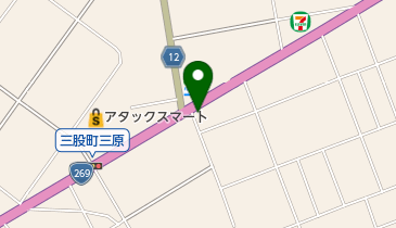 ぎょうざの丸岡三股店の地図画像