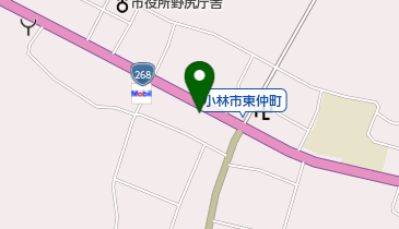 アナミ衣料品店の地図画像