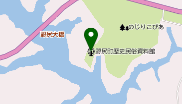 野尻湖資料館の地図画像