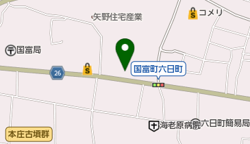 家具のよこやまの地図画像