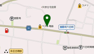 コスメティックとこなみの地図画像