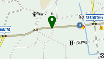 中原衣料品店の地図画像