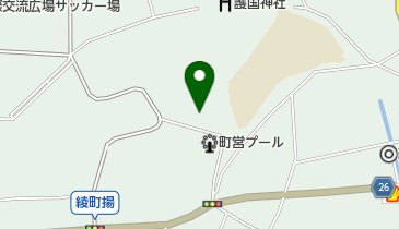 綾幼稚園の地図画像