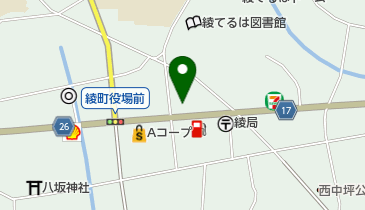 綾町商工会の地図画像