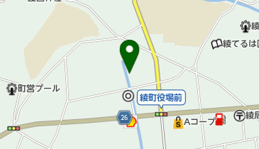 綾町土地改良区の地図画像