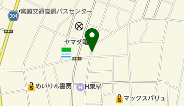 日本キリスト教団高鍋教会の地図画像