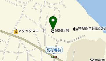 宮崎県職員労働組合東児湯支部の地図画像