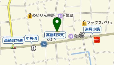しのはら毛糸店の地図画像