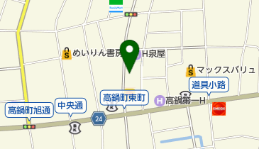 サラダ館高鍋中央店の地図画像