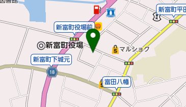ミッキークリーニング新富店の地図画像
