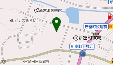 新富町ボランティアセンターの地図画像