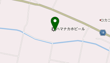 ハマナカホビール株式会社の地図画像