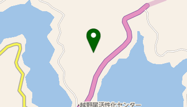 越野尾公民館の地図画像