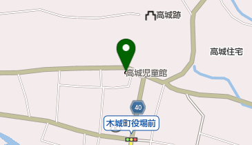 木城町役場 高城児童館の地図画像
