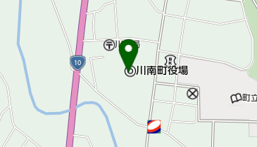 川南町商工会の地図画像