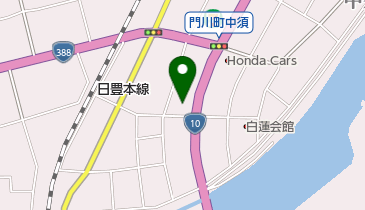 不二かつ門川店の地図画像