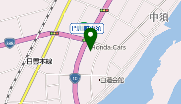 大衆理美容門川店の地図画像