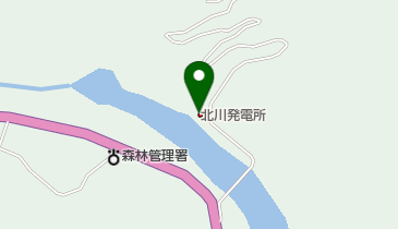 北川発電所の地図画像