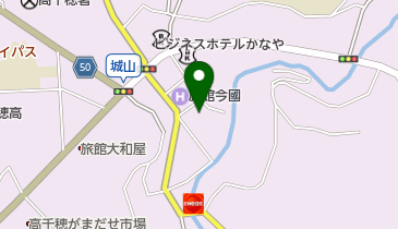 神話レンタサイクルの地図画像