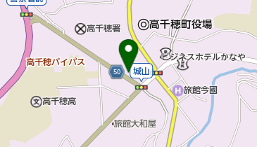 ダスキン高千穂の地図画像