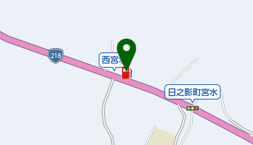 高千穂地区農業協同組合日之影支所 青雲橋給油所の地図画像