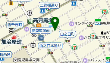 天文館マッサージプラザもみの木の地図画像