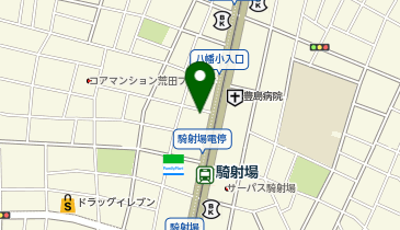 株式会社あけぼの 騎射場店の地図画像